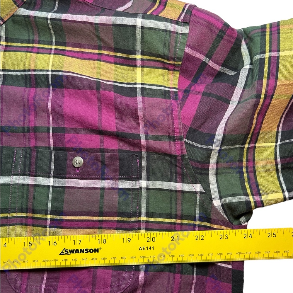VTG Twenty X Size Large Men's LS Button- Down Shirt with Vented Back - Picture 4 of 6